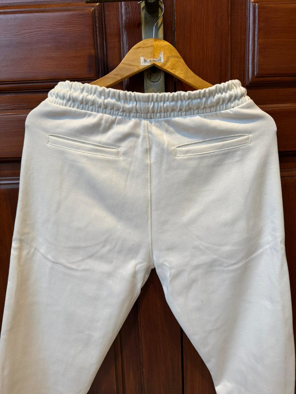 ZR Trousers — The Perfect Blend of Luxury and Style-White