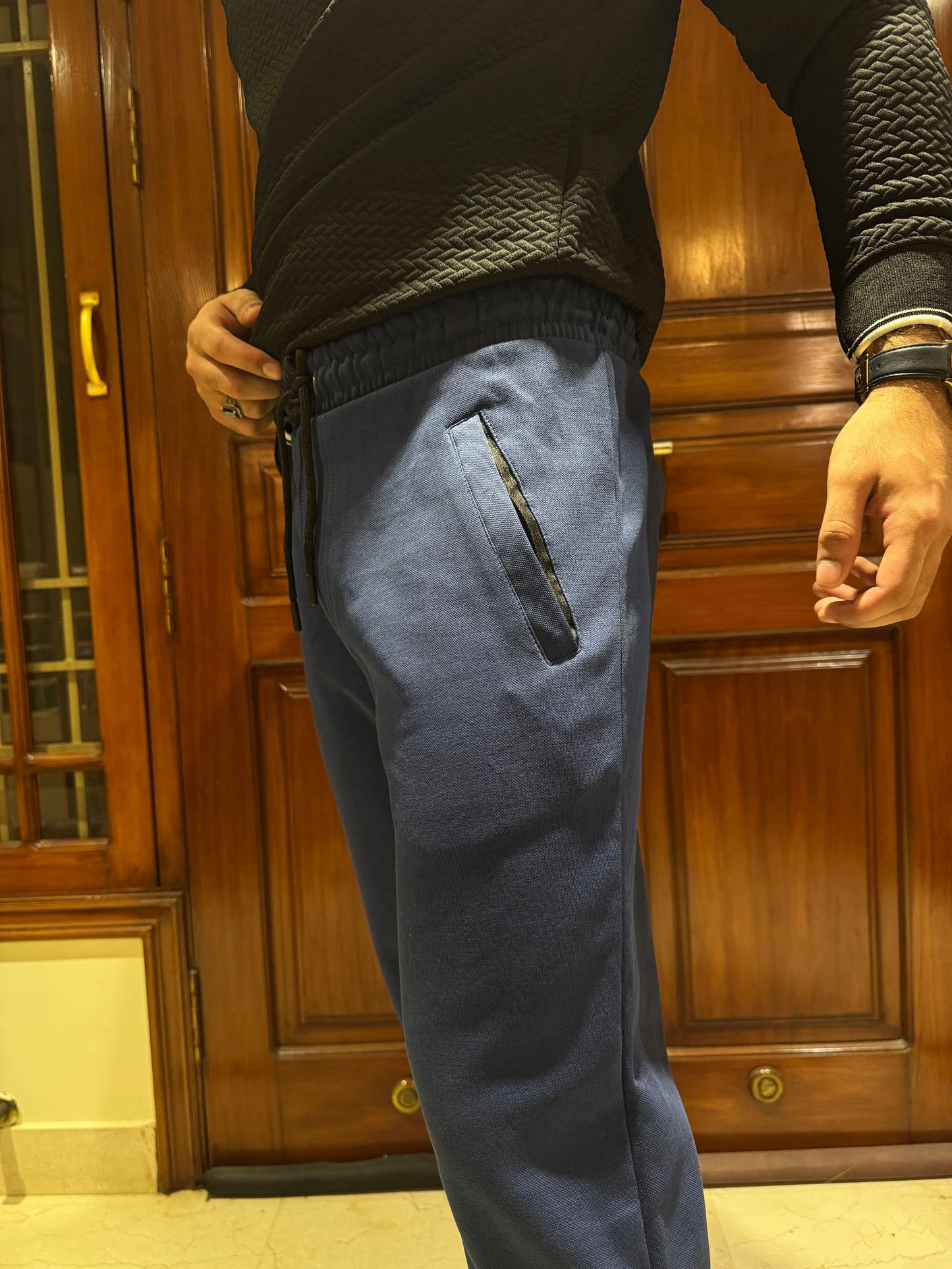 ZR Trousers — The Perfect Blend of Luxury and Style-Blue