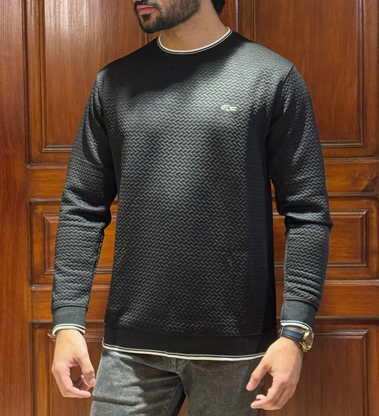 LCST Premium Textured Sweatshirt– Winter Edition-Black