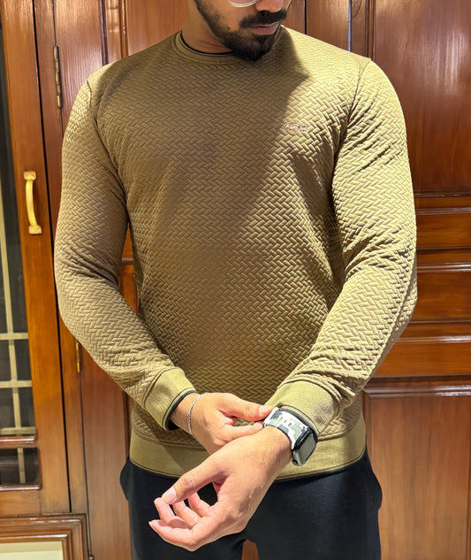 LCST Premium Textured Sweatshirt– Winter Edition-Brown