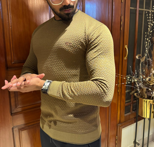 LCST Premium Textured Sweatshirt– Winter Edition-Brown