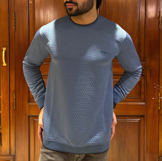 LCST Premium Textured Sweatshirt– Winter Edition-Blue