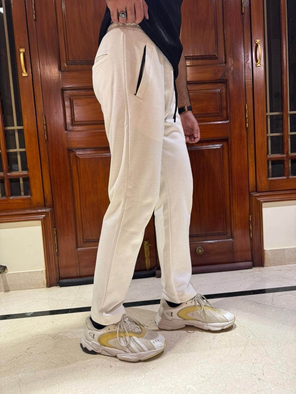 ZR Trousers — The Perfect Blend of Luxury and Style-White