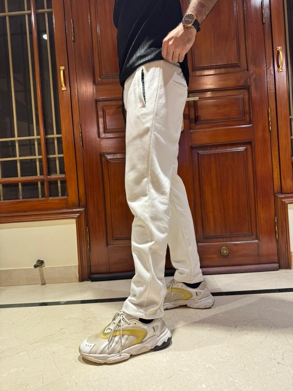 ZR Trousers — The Perfect Blend of Luxury and Style-White